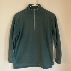 Patagonia Women’s Synchilla fleece quarter zip jacket made in USA size XS.